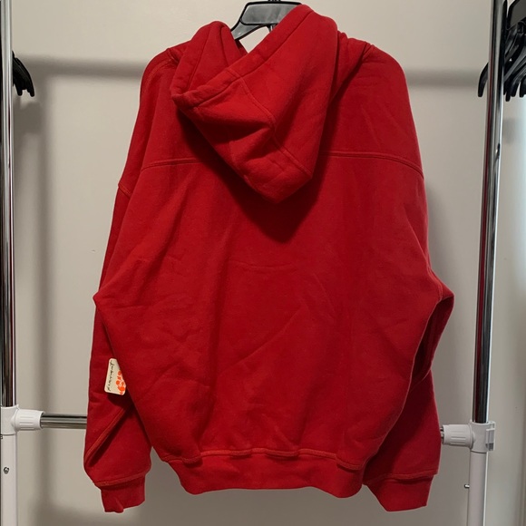FP MOVEMENT Oversized Final Call Hoodie Cranberry Red NWT - Picture 10 of 12